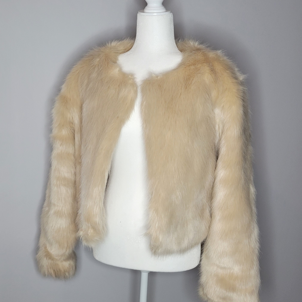 Faux Fur Crop Jacket